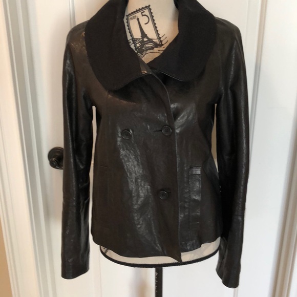 Theory leather jacket - Picture 2 of 11